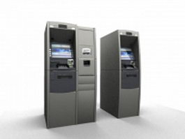 Bank ATM machines 3d model preview