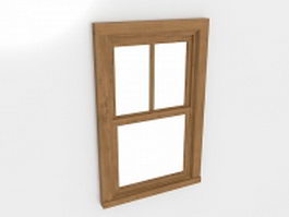 Small window frames 3d model preview