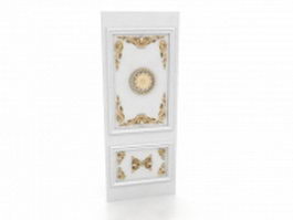 Decorative wall panel 3d model preview