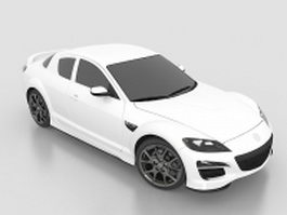 Mazda RX-8 sports car 3d model preview