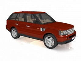 Land Rover discovery sport SUV 3d model preview