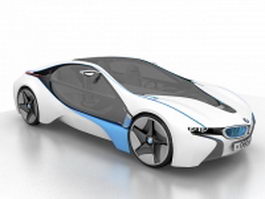 BMW i8 Concept car 3d model preview