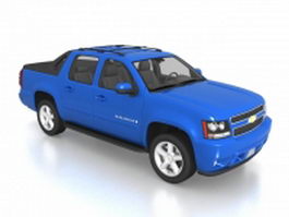 Chevrolet Avalanche sport utility truck 3d model preview