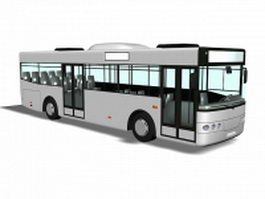 Transit bus 3d model preview