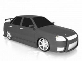 Sports car concept 3d model preview