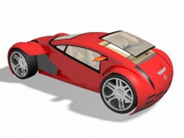 Lexus 2054 concept 3d model preview