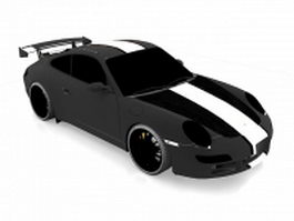 Porsche 997 GT3 RSR 3d model preview