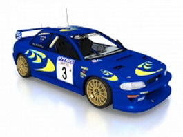 Subaru Impreza WRC 3d model preview