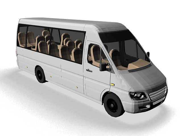 Minibus 3D Model