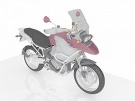 Off-Road Motorcycle 3d model preview