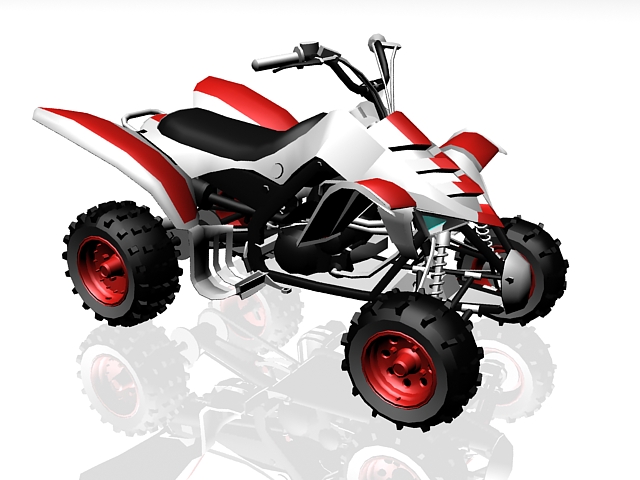Quad ATV 3d rendering