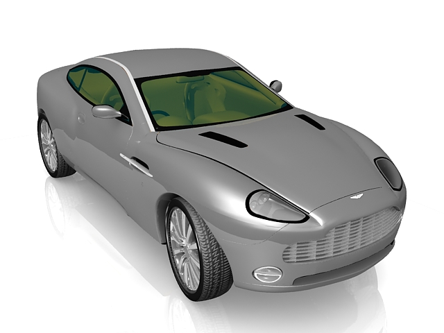 Aston Martin DBS V12 3d rendering
