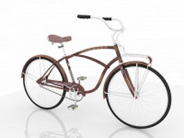Vintage Schwinn bike 3d model preview