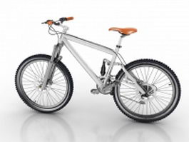 Mountain bicycle 3d model preview