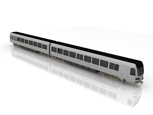 Metro train 3d model - CadNav