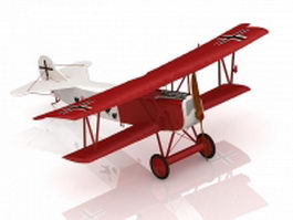 WW1 German fighter aircraft 3d preview