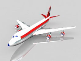 Boeing 747 jet airliner 3d preview