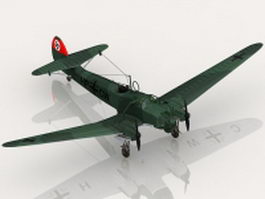 Fw 58 German aircraft 3d preview