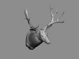 Deer Head 3d model preview
