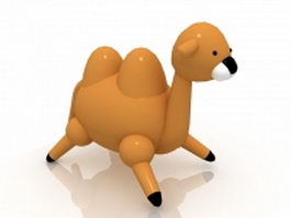 Cartoon camel 3d model preview