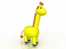 Cartoon giraffe 3d preview