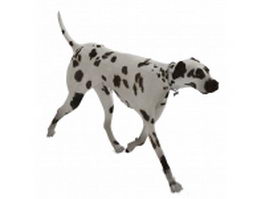 Spotted dog 3d model preview