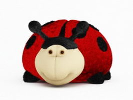 Ladybug toy stuffed animal 3d preview