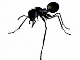 Black ant 3d preview