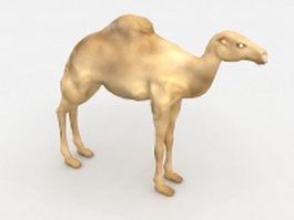 Dromedary camel 3d model preview