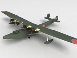 H6K Mavis flying boat 3d preview