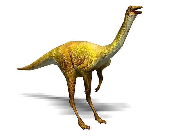 Jurassic Park Gallimimus 3d rendering