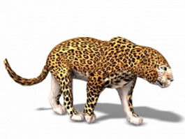 Leopard animal 3d model preview