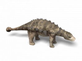 Ankylosaurus dinosaur 3d model preview