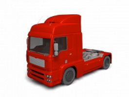 Tractor truck 3d model preview