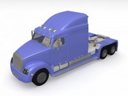 Semi truck 3d preview