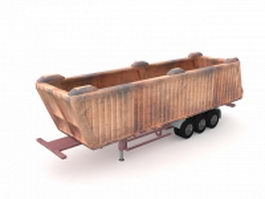 Off-road dump truck 3d model preview