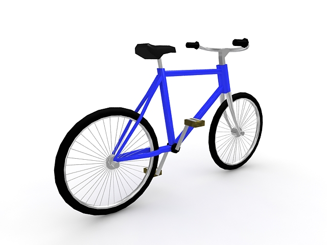 BMX bike 3d rendering