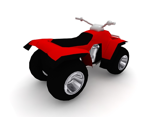 ATV Quad Bike 3d rendering