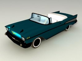 1956 Chevrolet convertible 3d model preview