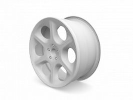 Car wheel rim 3d preview