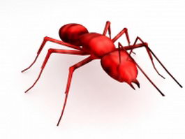 Tropical fire ant 3d model preview