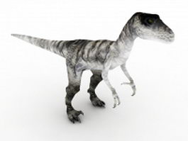 Deinonychus dinosaur 3d model preview