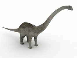 Diplodocus dinosaur 3d model preview