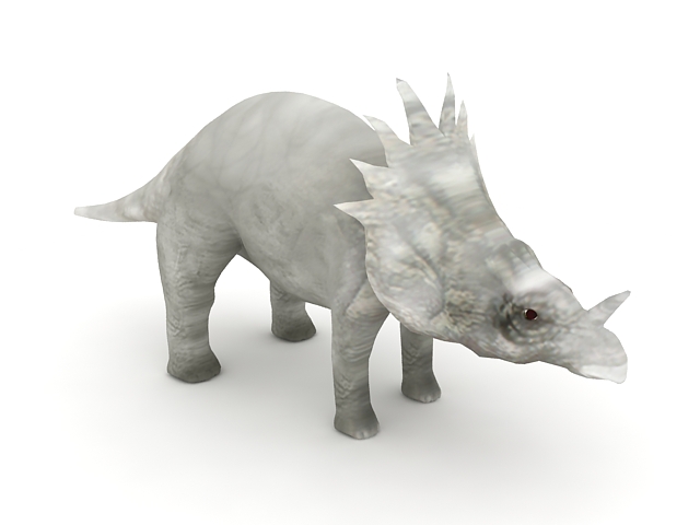 Styracosaurus dinosaur 3d rendering