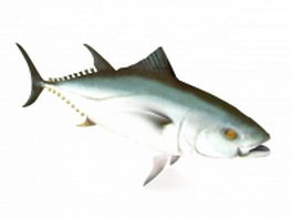 Tuna fish 3d model preview