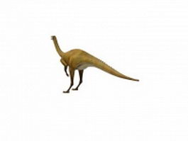 Apatosaurus dinosaur 3d model preview