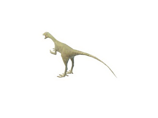 Dromaeosaurus dinosaur 3d rendering