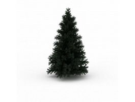 Evergreen pine tree 3d model preview