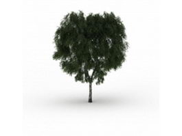 Thick tree 3d model preview