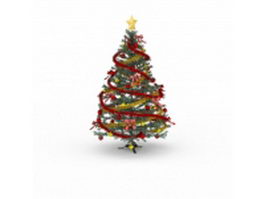 Victorian Christmas tree 3d preview